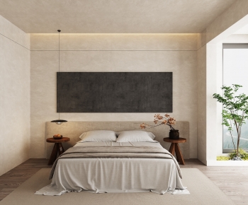 Wabi-sabi Style Bedroom-ID:568815956