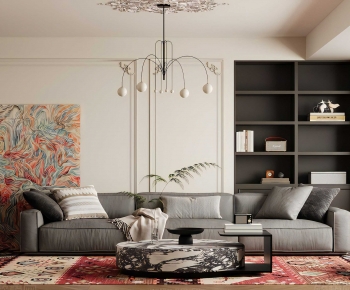 French Style A Living Room-ID:721950053