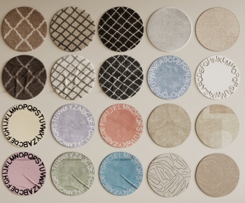 Modern Circular Carpet-ID:979101902