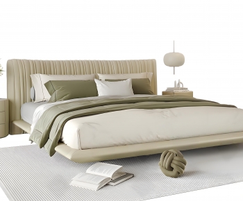 Modern Double Bed-ID:715118897