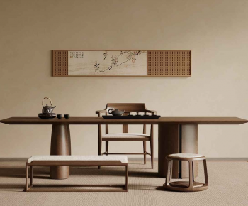 New Chinese Style Tea Tables And Chairs-ID:237119912