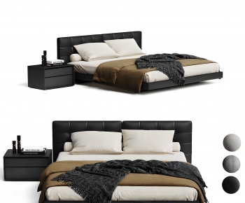 Modern Double Bed-ID:178906926