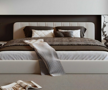 Modern Double Bed-ID:640048031