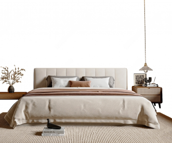 Modern Double Bed-ID:947482117