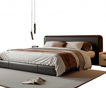 Modern Double Bed-ID:467870954