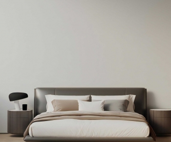 Modern Double Bed-ID:514040957