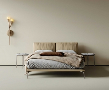 Modern Double Bed-ID:412746912