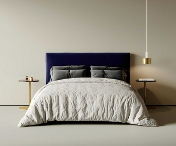 Modern Double Bed-ID:525960924