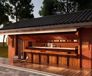 New Chinese Style Appearance Of Commercial Building-ID:822405104