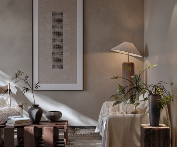 Wabi-sabi Style Sofa Combination-ID:604587083