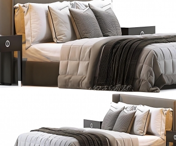 Modern Double Bed-ID:867465975