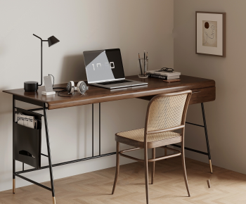 Modern Computer Desk And Chair-ID:930383922