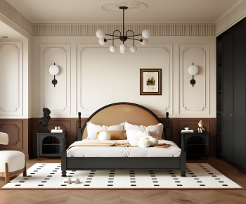 French Style Bedroom-ID:241329916