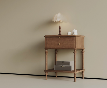 French Style Bedside Cupboard-ID:435194028