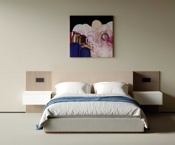 Modern Double Bed-ID:711131106