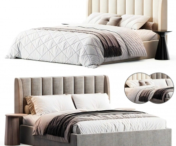 Modern Double Bed-ID:125925061