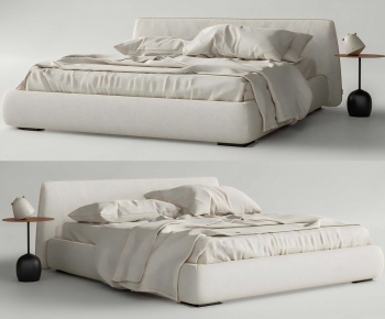 Modern Double Bed-ID:842813978