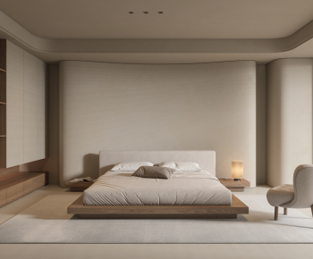 Wabi-sabi Style Bedroom-ID:223202944