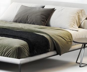 Modern Double Bed-ID:375655898