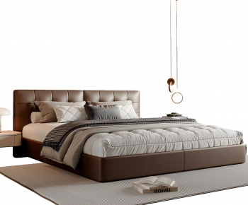 Modern Double Bed-ID:461848976