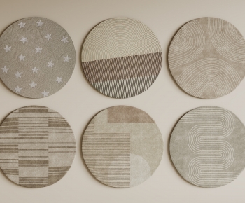 Modern Circular Carpet-ID:991205932