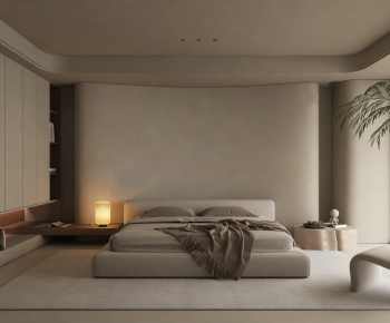 Wabi-sabi Style Bedroom-ID:544011122