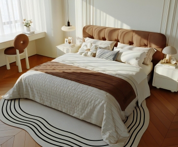 Modern Double Bed-ID:659439669