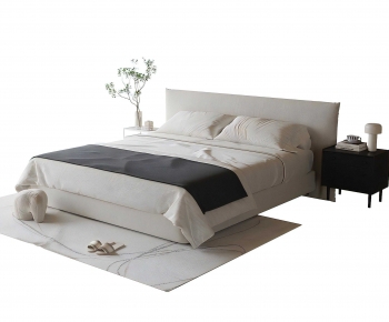 Modern Double Bed-ID:708158021