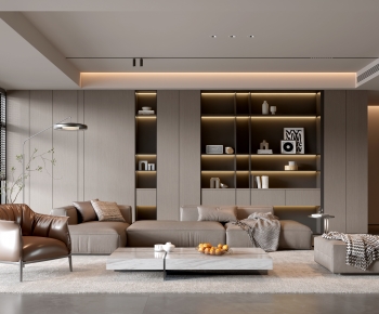 Modern A Living Room-ID:828900378