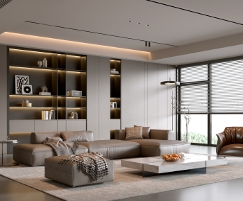 Modern A Living Room-ID:949486023