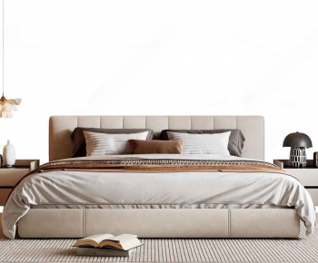 Modern Double Bed-ID:319020035