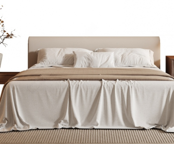 Modern Double Bed-ID:371077065