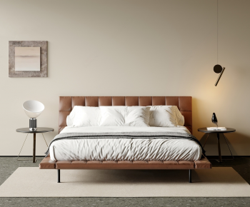 Modern Double Bed-ID:782229908