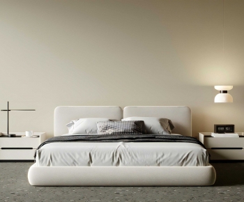 Modern Double Bed-ID:916691065