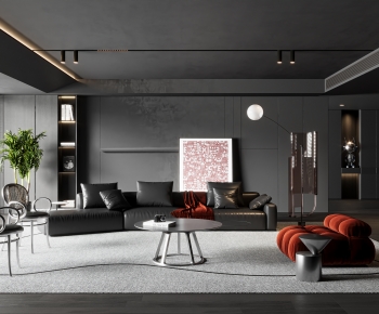 Modern A Living Room-ID:248703968