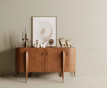 French Style Entrance Cabinet-ID:956370826