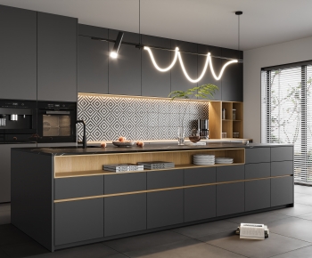 Modern Open Kitchen-ID:514002083