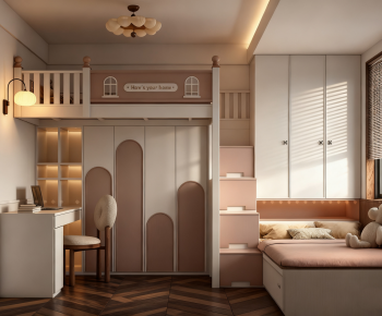 Modern Girl's Room Daughter's Room-ID:615593912
