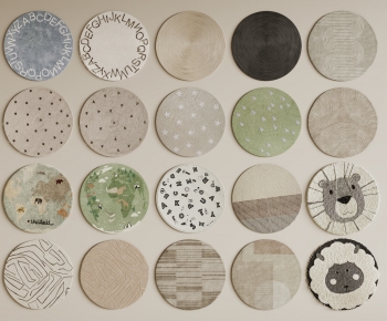 Modern Circular Carpet-ID:127008912