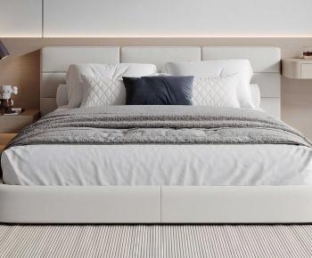 Modern Double Bed-ID:861953027