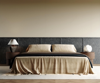 Modern Double Bed-ID:622466097