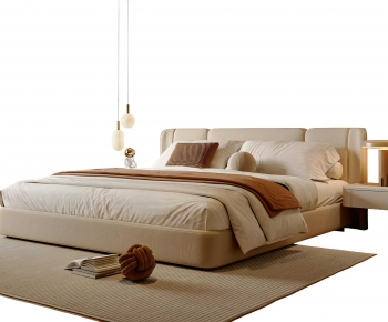 Modern Double Bed-ID:590846064
