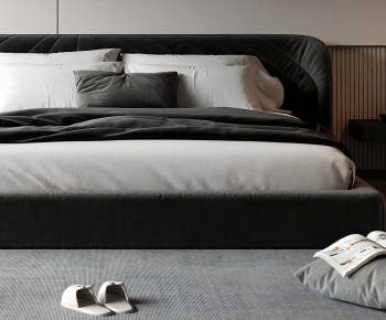 Modern Double Bed-ID:466762071