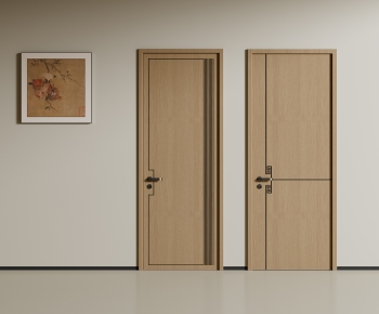 New Chinese Style Single Door-ID:817137965