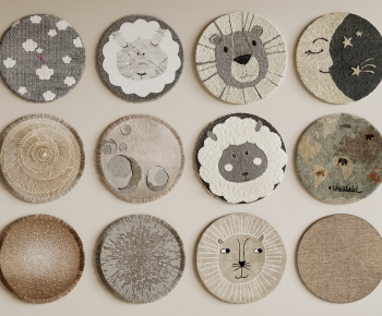 Modern Circular Carpet-ID:767597911