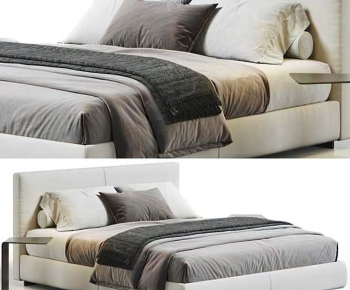 Modern Double Bed-ID:268639092