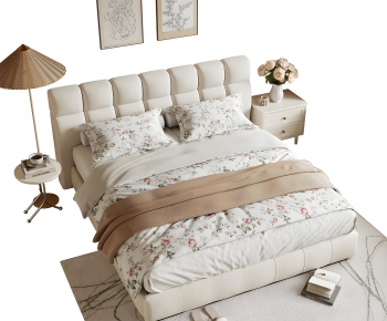 Modern Double Bed-ID:119153025