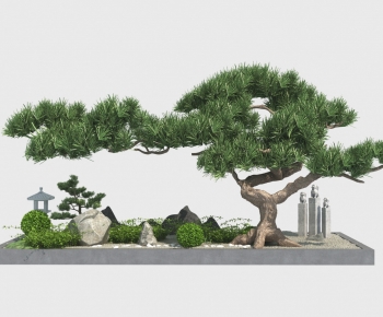 New Chinese Style Plant Landscaping-ID:526055102