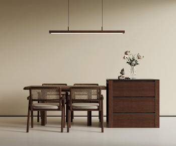 Modern Dining Table And Chairs-ID:680994998