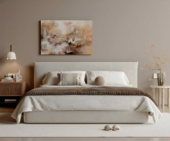 Modern Double Bed-ID:104980535